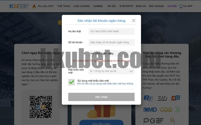 Hướng dẫn rút tiền Kubet nhanh chóng đơn giản